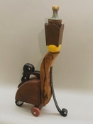 Message Bearer, sculpture by Rosy Penhallow