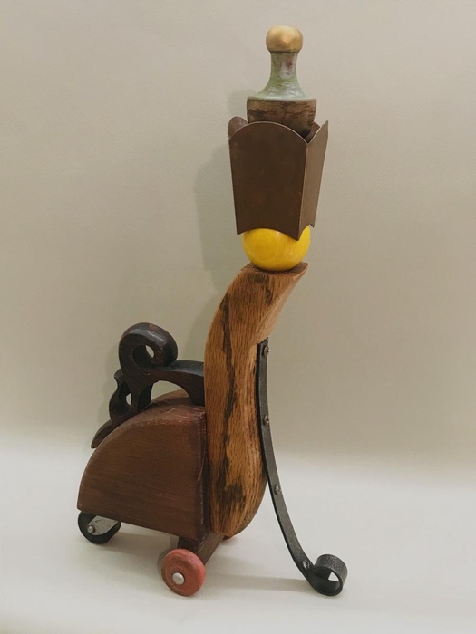 Message Bearer, sculpture by Rosy Penhallow